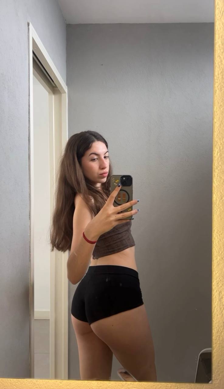 Amber in her underwear in Banjul