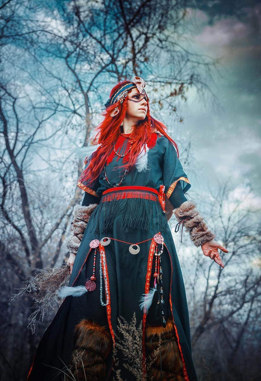 Girls in Slavic costumes underwear in Banjul